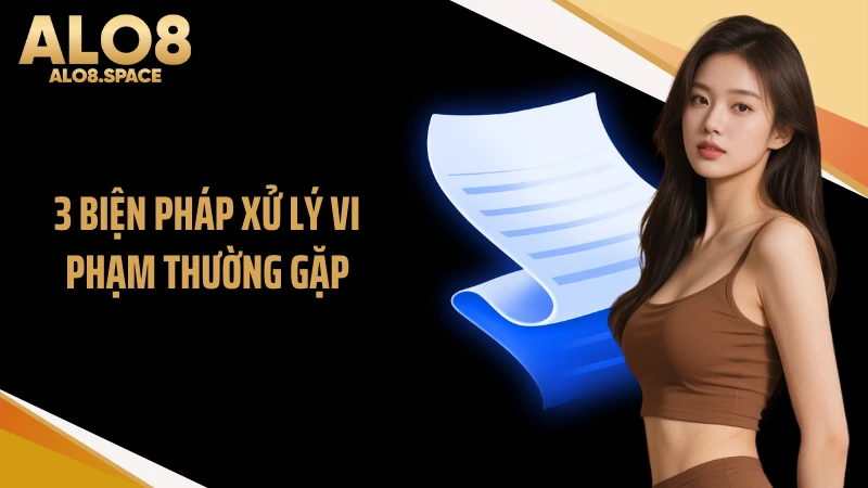 3 biện pháp xử lý vi phạm thường gặp